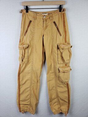 Vintage DA-NANG Y2K Cargo Pants Slouchy Relaxed Fit size XS Utility Grunge Boho